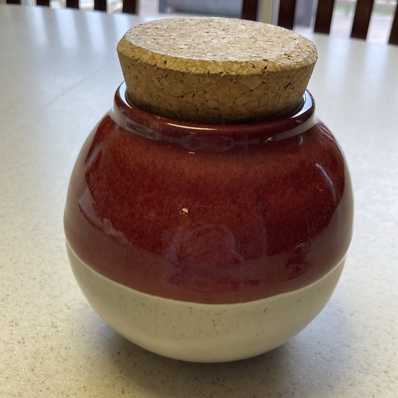 Stoneware Glazed “Boogers” 😁 Jar - Excellent Condition - Picture 2 of 10